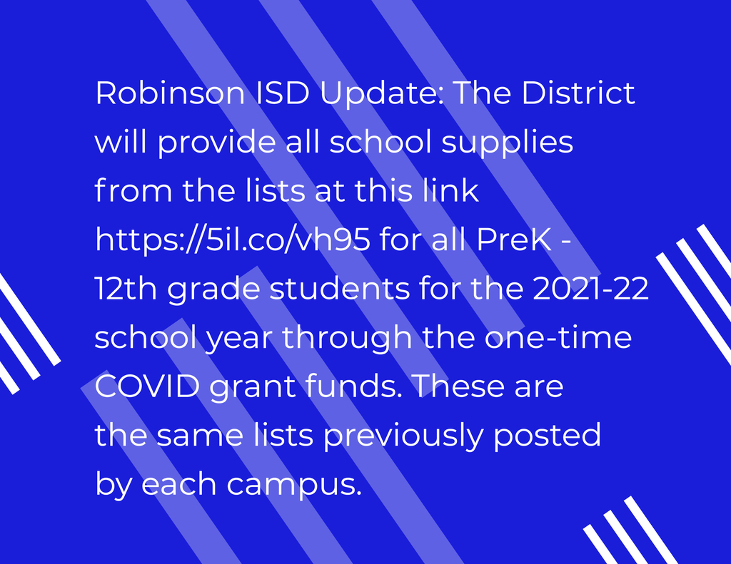 School Supply Text 2021