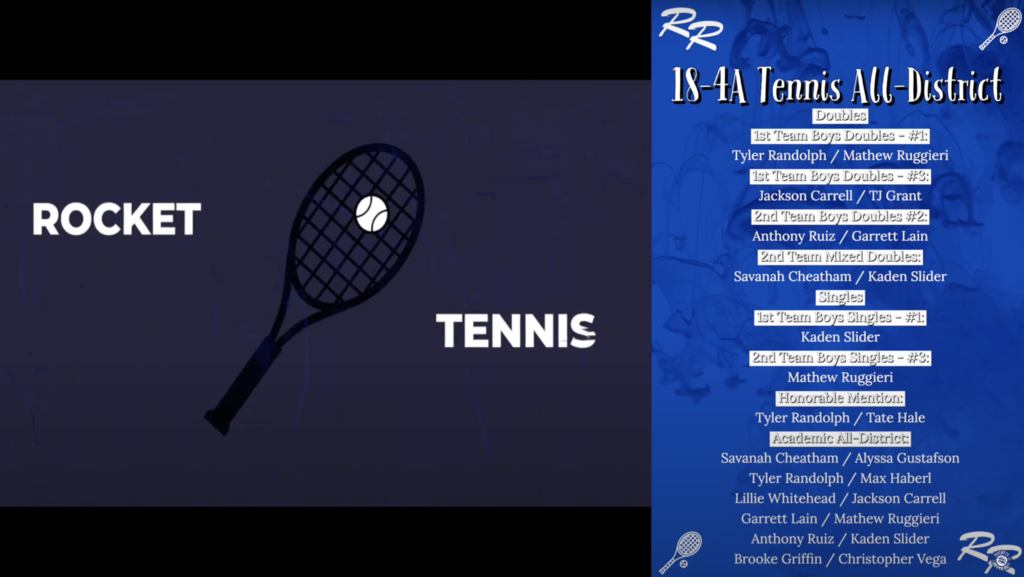 Rocket Tennis All District