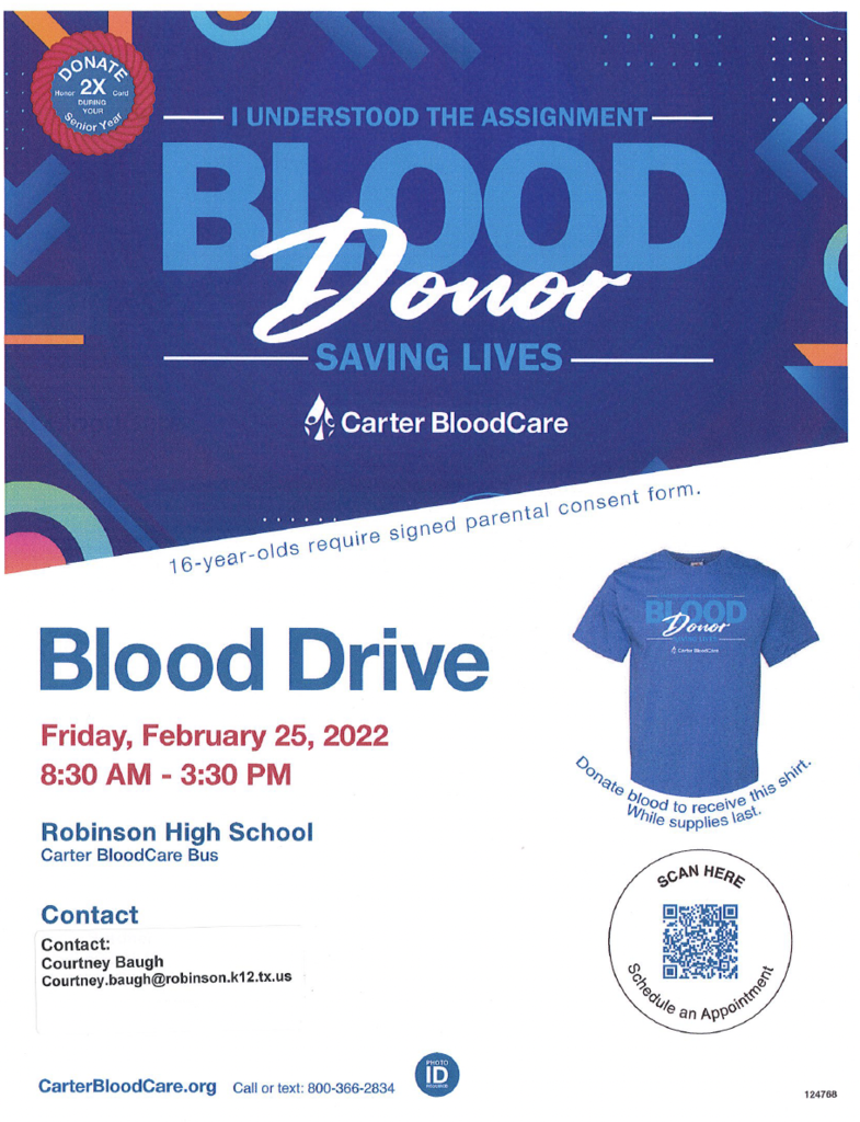 Blood Drive Flyer