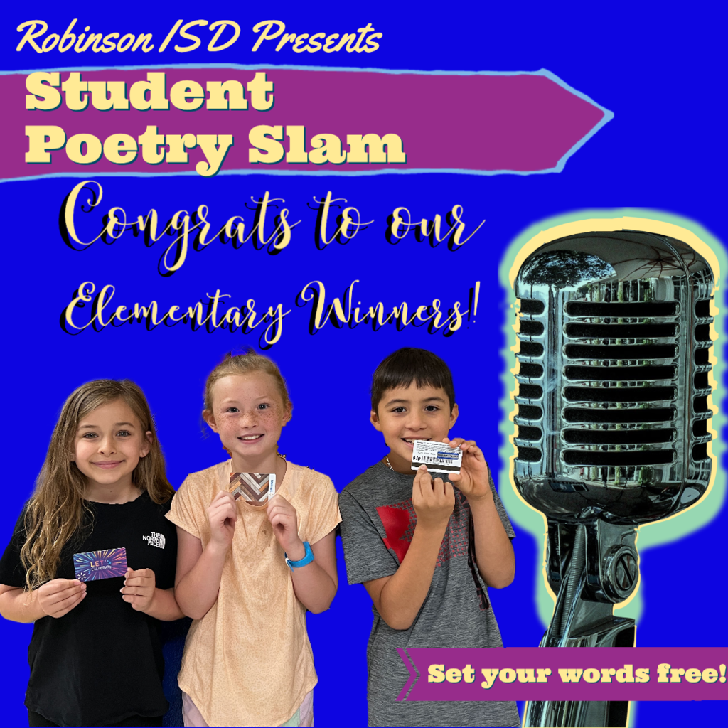 Elementary Poetry Slam Winners