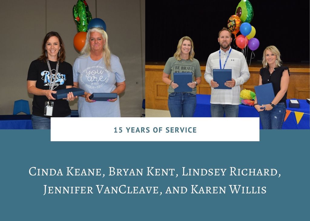 15 years of service