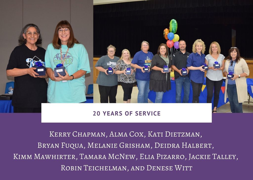 20 years of service