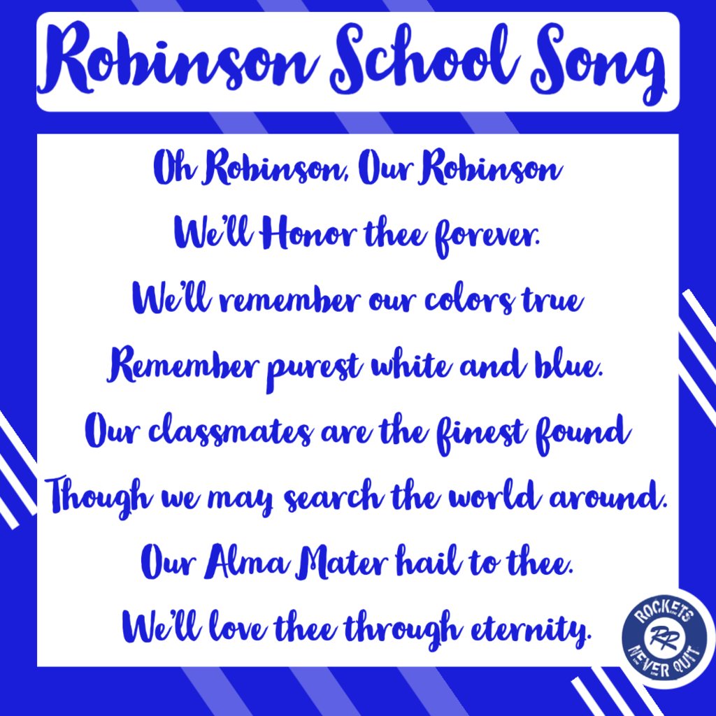 Robinson School Song