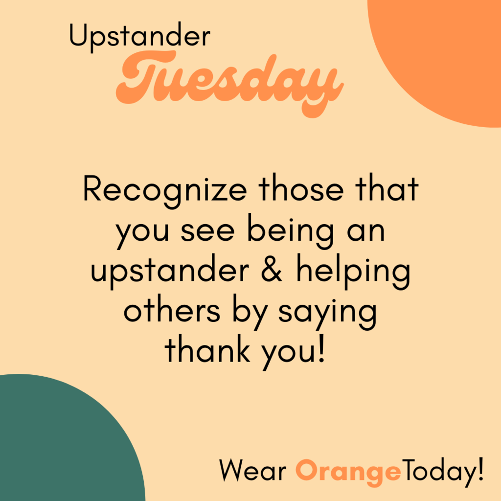 Upstander Tuesday